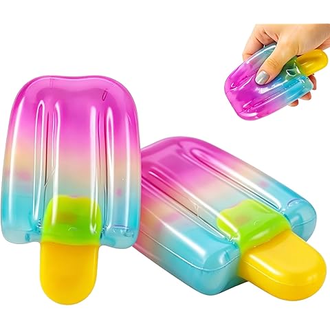 Anti Anxiety Toy Squishy Dumpling Sensory Toy Squishies Stress Relief Toy Squishys Fidget Toy Gift Item of Ice Cream and Cone Shapes Toy for Kids and Adults
